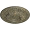 Ekena Millwork Granada Ceiling Medallion (Fits Canopies up to 7 1/8"), 23 1/2"OD x 2 3/4"P, Witch Hazel Crackle CM24GAWHC - alternate 3